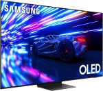 ⁦سامسونج تلفزيون ذكي 55 بوصة OLED 4K S95D سلسلة HDR برو مع دولبي اتموس، صوت تتبع الاشياء+، موشن اكسليراتور، محسن عمق حقيقي، ترقية الذكاء الاصطناعي - اصدار عالمي (مجدد)⁩ - الصورة ⁦8⁩