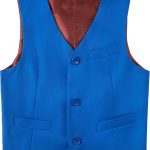 ليكودي بدلة رسمية للاولاد مكونة من 5 قطع مع ربطة عنق وسترة