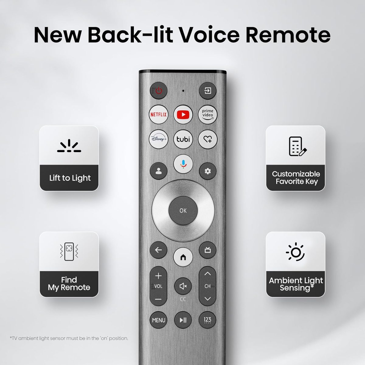 ⁦هايسينس تلفزيون ذكي 55 بوصة فئة U8 صغير LED ULED 4K UHD جوجل (55U8QG، موديل 2025) - QLED، اصلي 165Hz، VRR 288، حتى LD5600، 5000 وحدة مضيئة في البكسل، HDR10+، دولبي فيجن اي كيو اتموس، اي ماكس محسن، صوت⁩ - الصورة ⁦18⁩