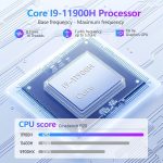 ⁦لابتوب العاب 15.6 انش i9-11900H، FHD 1920*1080، 32GB LPDDR4 RAM 1TB SSD، لابتوب تقليدي 180 زاوية مفتوحة واي فاي 5 HDMI كيبورد باضاءة خلفية مع لوحة مفاتيح رقمية ويندوز 11 برو⁩ - الصورة ⁦2⁩