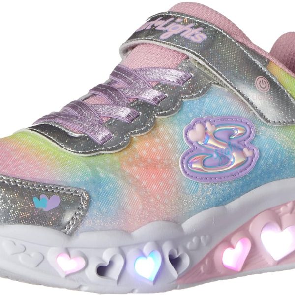 حذاء رياضي فلاتر هارت لايتس سيمبلي للبنات من سكيتشرز