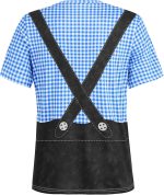 ⁦تي شيرت للرجال من ماكس تونرين اوكتوبرفست، قميص رجالي تقليدي بافاري ليدرهوسن بأكمام قصيرة مطبوع⁩ - الصورة ⁦4⁩