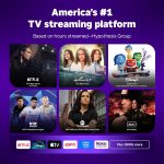 ⁦روكو تلفزيون ذكي 2025 - سلسلة مختارة 50 بوصة، تلفزيون 4K HDR - روكو تي في مع جهاز تحكم صوتي محسن - تلفزيون LED بشاشة مسطحة مع واي فاي لبث الأخبار المحلية المباشرة والرياضة والترفيه العائلي⁩ - الصورة ⁦2⁩