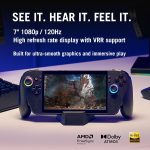 ⁦اسس لابتوب العاب روج اكس بوكس الي اكس محمول باليد باللون الاسود | AMD رايزن AI Z2 اكستريم، بطاقة رسومات AMD راديون، ذاكرة RAM 24GB، SSD 1TB، شاشة 7 انش FHD 120Hz، ويندوز 11 [RC73XA-NH011W]⁩ - الصورة ⁦7⁩