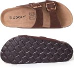 ⁦صندل نسائي بنعل قدم من الفلين من اودولي، صندل صيفي يدعم قوس القدم في الهواء الطلق مع مشبك قابل للتعديل⁩ - الصورة ⁦6⁩