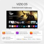 ⁦فيزيو تلفزيون ذكي كوانتوم برو 4K 120Hz QLED HDR10+ 50 انش مع دولبي فيجن، مصفوفة كاملة نشطة، 240Hz @ 1080p، واي فاي 6E، ابل ايربلاي، كروم كاست مدمج، M50QXM-K01، موديل 2023⁩ - الصورة ⁦8⁩