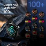 ⁦فاست تراك ساعة جوبيتر فليكس الذكية، شاشة الترا فو 1.38 انش، مكالمات بلوتوث، جناح صحي مع تشبع الاكسجين، معدل ضربات القلب، تتبع النوم، اكثر من 100 وجه ساعة (اسود)⁩ - الصورة ⁦3⁩