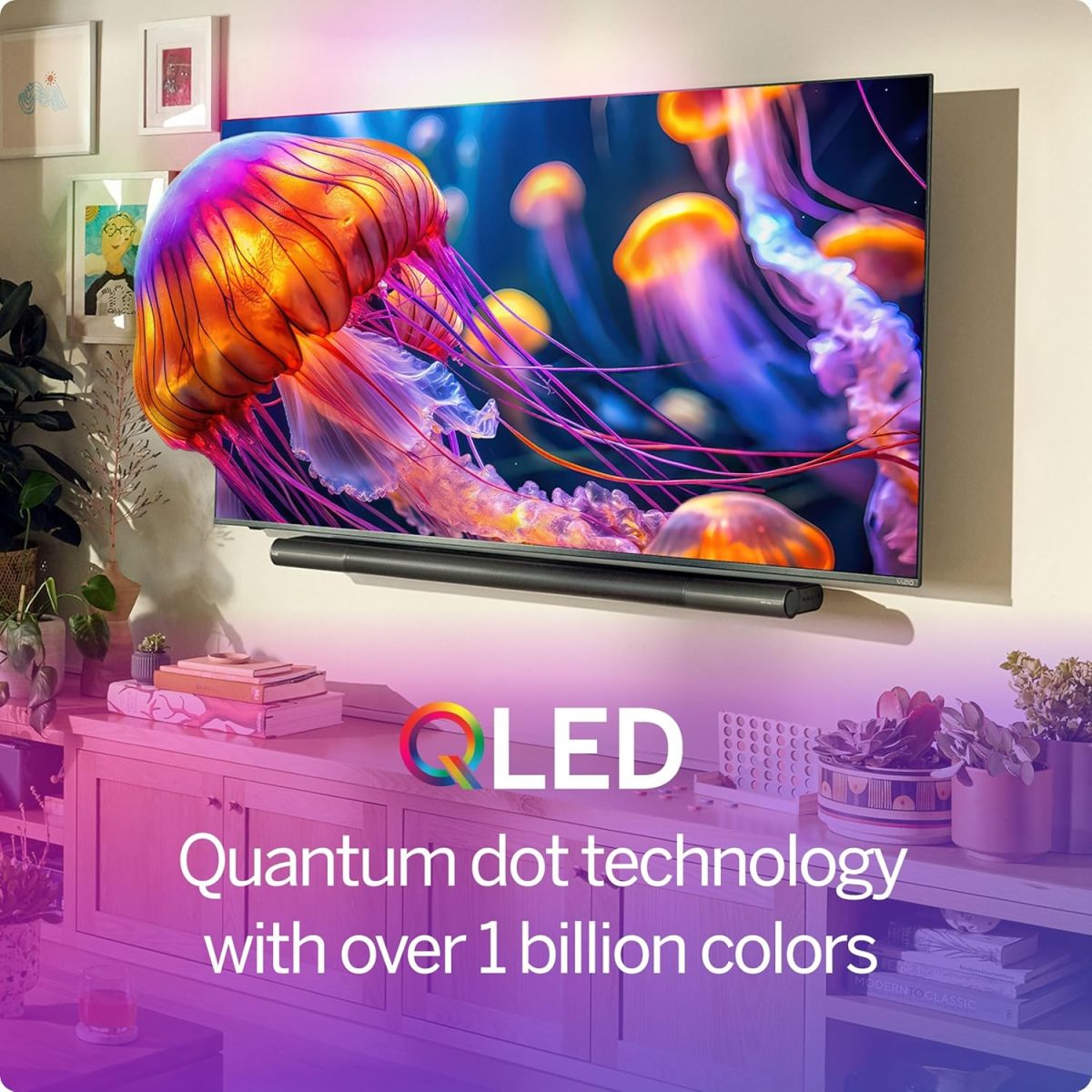 ⁦فيزيو تلفزيون ذكي كوانتوم برو 4K 120Hz QLED HDR10+ 50 انش مع دولبي فيجن، مصفوفة كاملة نشطة، 240Hz @ 1080p، واي فاي 6E، ابل ايربلاي، كروم كاست مدمج، M50QXM-K01، موديل 2023⁩ - الصورة ⁦5⁩