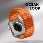 ⁦سوار رياضي من سويت بيست متوافق مع ساعة ابل الترا 49 ملم 46 ملم 45 ملم 44 ملم 42 ملم للرجال والنساء، سوار حلقي نايلون قابل للتمدد قابل للتعديل مع خطاف على شكل حرف S لساعة اي ووتش الترا اس اي سلسلة 10 9⁩ - الصورة ⁦5⁩