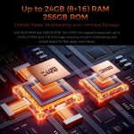 ⁦جوال WP53 برو 5G متين بشاشة 6.52 انش FHD+ وبطارية كبيرة 11000mAh وكاميرا 50MP ونظام اندرويد 15 من اوكيتيل (8GB+512GB NFC)⁩ - الصورة ⁦7⁩