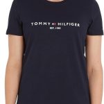 تومي هيليفيغر تي شيرت هيريتيج هيلفجر سي-ان كيه ريج للنساء