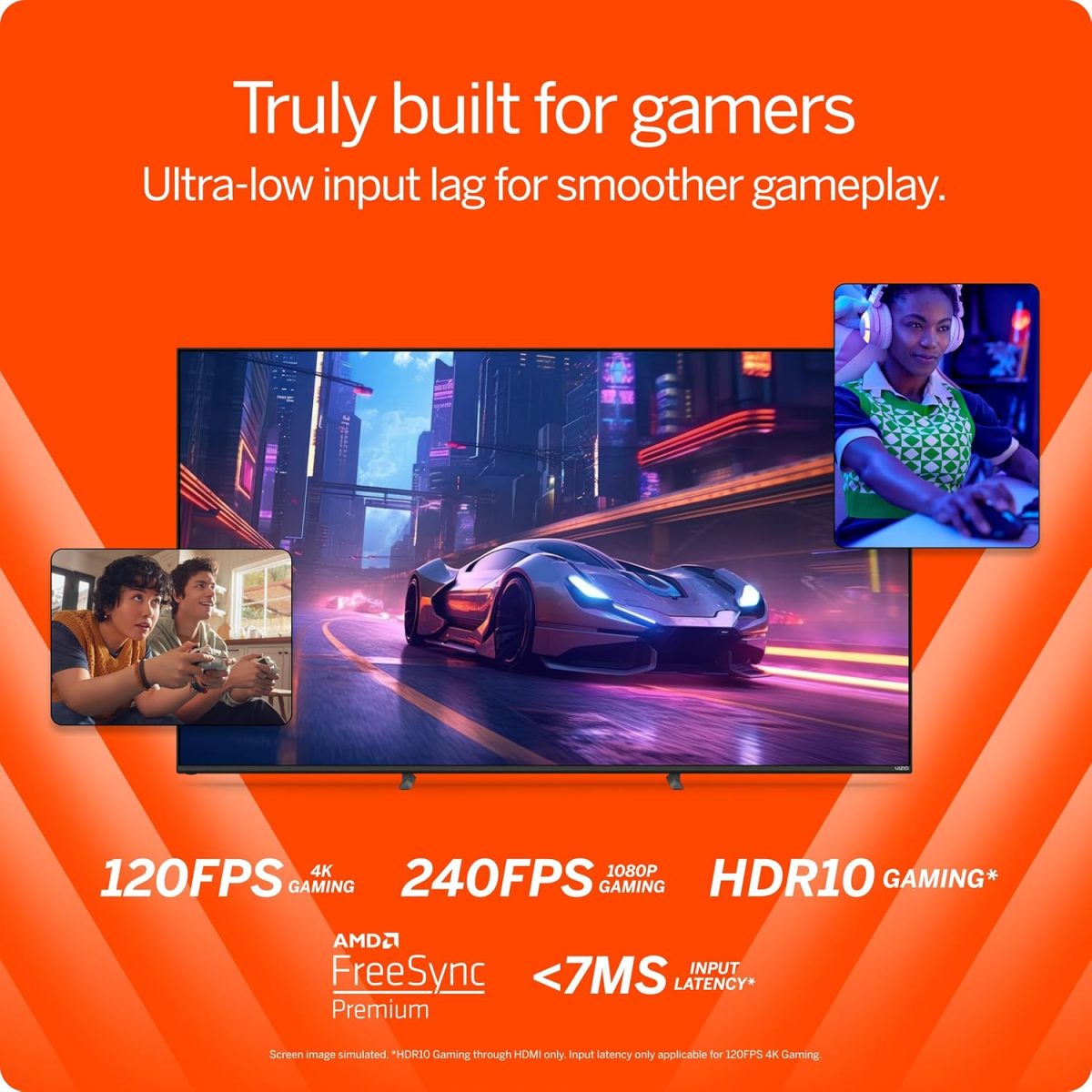 ⁦فيزيو تلفزيون ذكي كوانتوم برو 4K 120Hz QLED HDR10+ 50 انش مع دولبي فيجن، مصفوفة كاملة نشطة، 240Hz @ 1080p، واي فاي 6E، ابل ايربلاي، كروم كاست مدمج، M50QXM-K01، موديل 2023⁩ - الصورة ⁦6⁩