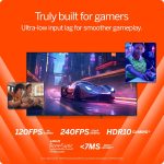 ⁦فيزيو تلفزيون ذكي كوانتوم برو 4K 120Hz QLED HDR10+ 50 انش مع دولبي فيجن، مصفوفة كاملة نشطة، 240Hz @ 1080p، واي فاي 6E، ابل ايربلاي، كروم كاست مدمج، M50QXM-K01، موديل 2023⁩ - الصورة ⁦6⁩