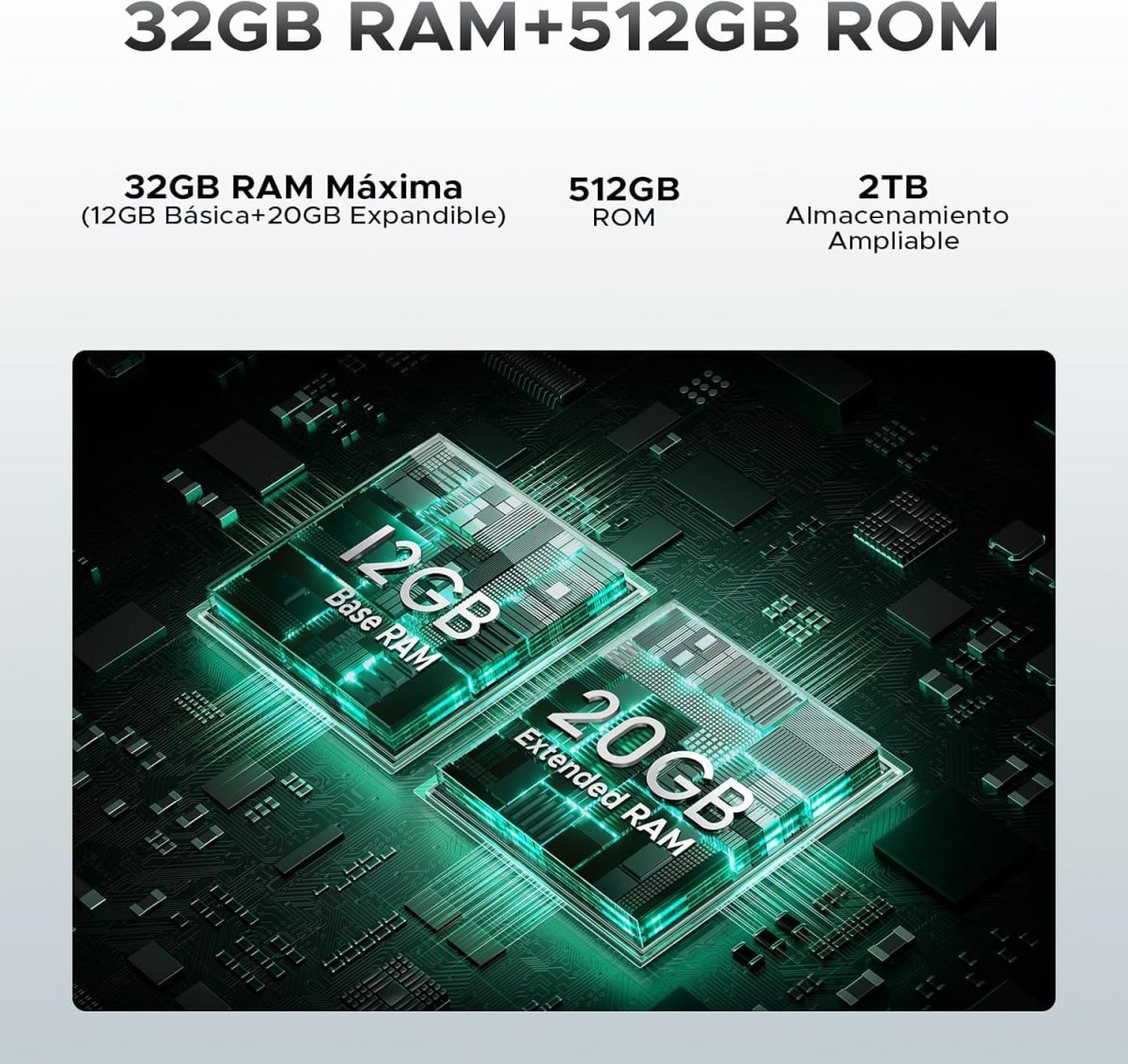 هاتف ذكي اس سايبر برو 6.6 انش FHD+ متين بنظام اندرويد 14120Hz وذاكرة RAM 32GB وروم 512GB وبطارية 10800mAh وكاميرا 50MP وتقنية ان اف سي