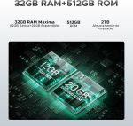 هاتف ذكي اس سايبر برو 6.6 انش FHD+ متين بنظام اندرويد 14120Hz وذاكرة RAM 32GB وروم 512GB وبطارية 10800mAh وكاميرا 50MP وتقنية ان اف سي