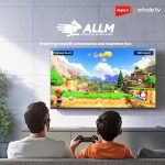 ⁦امبيكس تلفزيون ويل او اس ذكي 55 بوصة QLED (Wios55Q)، تلفزيون UHD 4K، مساعد صوت Ai ChatGPT، ذاكرة RAM 1.5GB، تخزين 8GB، 2×HDMI، 2×USB، عرض 176 درجة، لوحة A+، نتفليكس/برايم/يوتيوب، كفالة عامين⁩ - الصورة ⁦8⁩