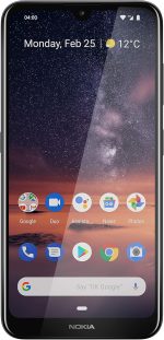 نوكيا هاتف ذكي اندرويد 3.2، ذاكرة RAM 3GB، ذاكرة 64GB، شاشة 6.25 انش HD+، مستشعر بصمات الاصابع - اسود (مجدد)