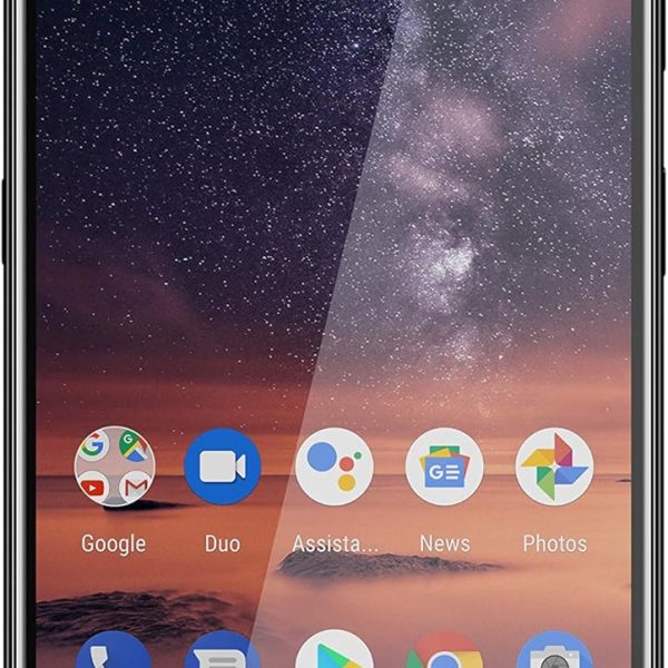 نوكيا هاتف ذكي اندرويد 3.2، ذاكرة RAM 3GB، ذاكرة 64GB، شاشة 6.25 انش HD+، مستشعر بصمات الاصابع - اسود (مجدد)