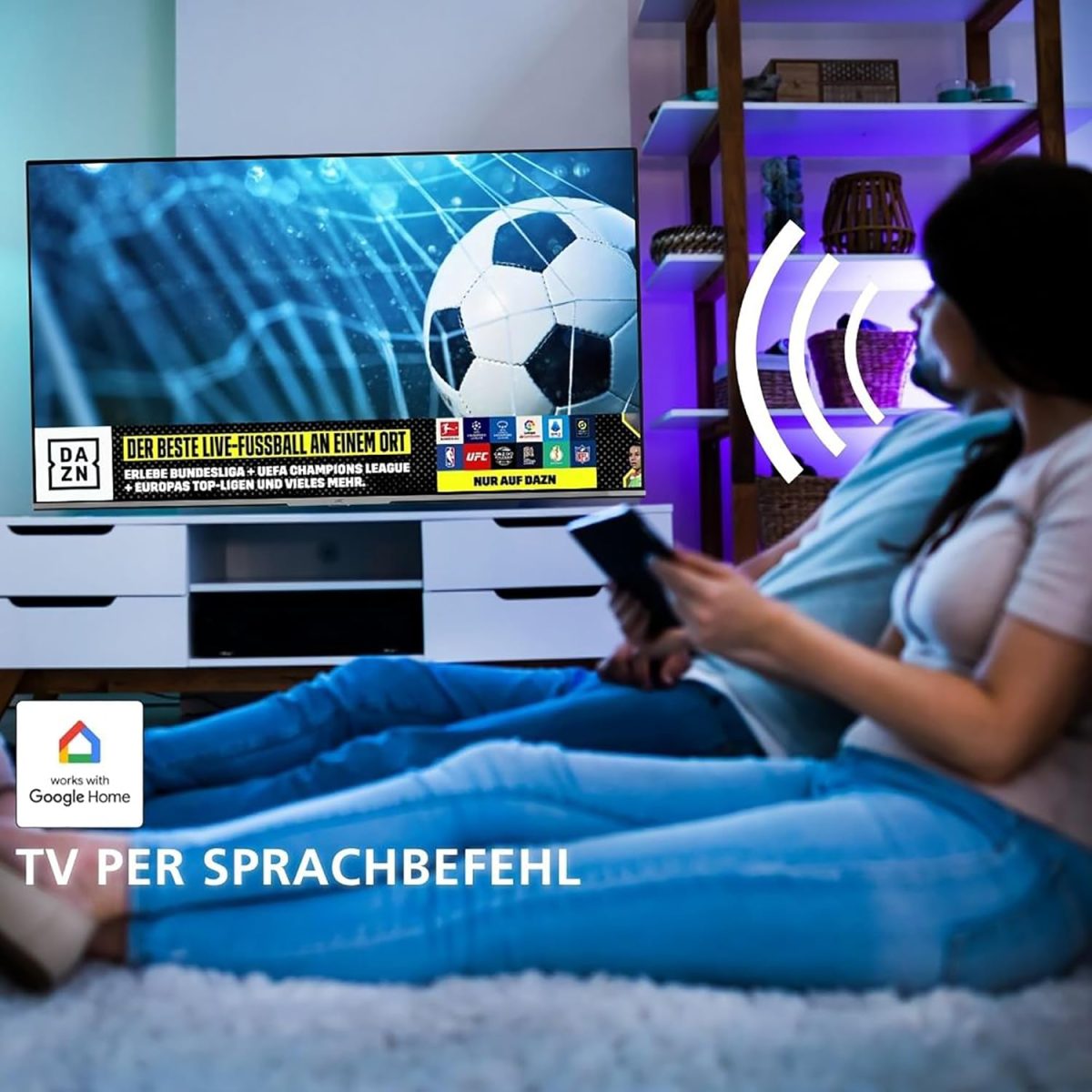 ⁦تلفزيون كيو ال اي دي 32 بوصة من جيه في سي، تلفزيون سمارت فيرنسير FHD بنظام اندرويد (HDR، موالف ثلاثي، بلوتوث) LT-32VQF545A [انرجي كلاس اي] (LT-32VQF545A)⁩ - الصورة ⁦7⁩