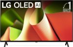 LG تلفزيون ذكي بشاشة مسطحة 65 بوصة OLED سلسلة B4 بشاشة مسطحة مع جهاز تحكم عن بعد سحري يعمل بالذكاء الاصطناعي مع اليكسا مدمج (OLED65B4PUA، 2024)