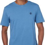 تيشيرت باكمام قصيرة مصنوع بتقنية الخيوط المضاعفة وصبغ بعد التصنيع من تيمبرلاند للرجال