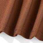 ⁦بلوزة قصيرة للنساء بقصة ضيقة كاجوال بلون سادة ورقبة دائرية ضيقة واكمام طويلة⁩ - الصورة ⁦5⁩