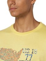 ⁦دنيكلو تيشيرت مطبوع برقبة دائرية للرجال⁩ - الصورة ⁦3⁩