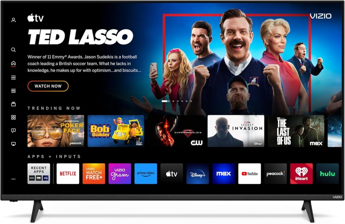 فيزيو تلفزيون ذكي 55 بوصة سلسلة V 4K LED HDR مع دولبي فيجن، واي فاي 6E، سماعة رأس بلوتوث، متوافقة مع محرك الالعاب واليكسا، V555M-K01، موديل 2023