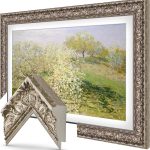 اطارات تلفزيون ديكو - اطار ذكي فضي توسكاني متوافق فقط مع تلفزيون سامسونج ذا فريم (65 بوصة، يناسب اطار تلفزيون 2021-2025)