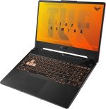 ⁦اسس لابتوب العاب تي يو اف A15، شاشة 15.6 انش 144Hz FHD نوع IPS، AMD رايزن 5 4600H، جيفورس GTX 1650، 8GB DDR4، 512GB PCIe SSD، كيبورد RGB، ويندوز 10 هوم، اسود، FA506IH-AS53⁩ - الصورة ⁦2⁩