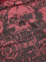 ⁦بلايز انبوبية للنساء من جورجليتر بطبعة جمجمة جرافيك بدون حمالات وقصة ضيقة⁩ - الصورة ⁦3⁩