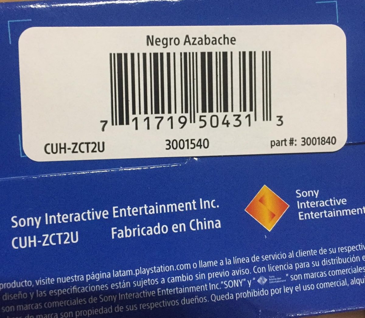 ⁦سوني (CUH-ZCT2U) بلاي ستيشن 4 دوال شوك لاسلكي / تحكم USB - جديد - اسود⁩ - الصورة ⁦3⁩