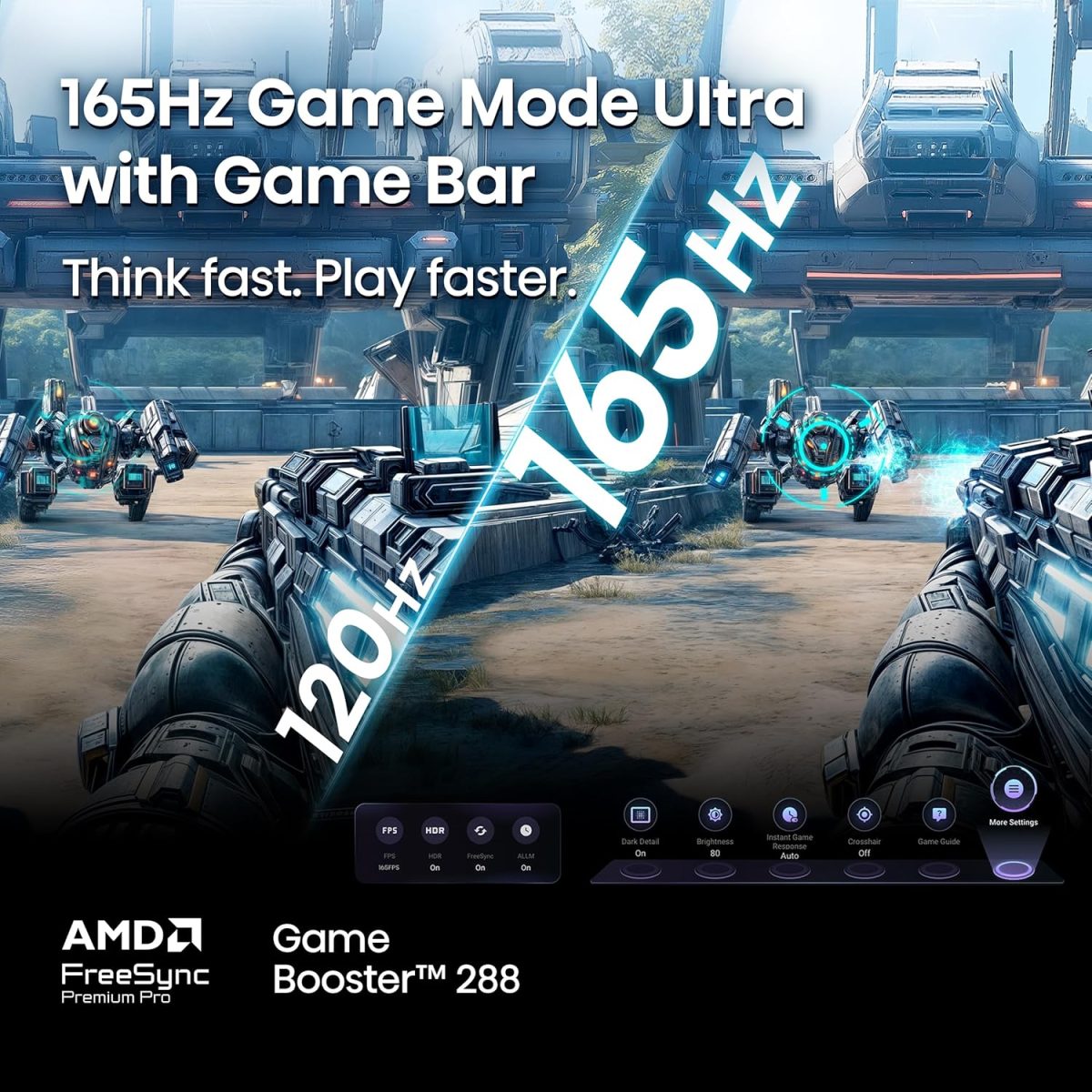 ⁦هايسينس تلفزيون ذكي 55 بوصة فئة U8 صغير LED ULED 4K UHD جوجل (55U8QG، موديل 2025) - QLED، اصلي 165Hz، VRR 288، حتى LD5600، 5000 وحدة مضيئة في البكسل، HDR10+، دولبي فيجن اي كيو اتموس، اي ماكس محسن، صوت⁩ - الصورة ⁦11⁩
