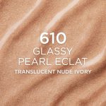 ⁦لوريال باريس قلم هايلايتر لومي لو جلاس من ترو ماتش، عاكس وشفاف، هايلايتر زجاجي للوجه والجسم، 610 جلاسي بيرل ايكلات، 5 غرام⁩ - الصورة ⁦2⁩