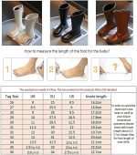 ⁦حذاء ركوب الفروسية للبنات من كيو ال دي دي واي سي (26-36)، حذاء ركوب بمقدمة دائرية، مقاوم للماء/مضاد للانزلاق، سحاب خلفي/انبوب عالي، جيد التهوية/لا يفرك القدم، للاطفال الصغار في الربيع، الخريف، 33، بني⁩ - الصورة ⁦2⁩