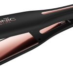 ايكونيك مكواة فرد الشعر جليم برو، اسود | الواح رفيعة للغاية 1.5 انش | رفيعة بشكل مريح | تحكم رقمي في درجة الحرارة | اغلاق تلقائي امن | سطح تيتانيوم ذهبي وردي متطور | تسخين سريع