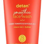 غسول وجه ديتان بلس سموثي من اكوالوجيكا مع حمض الجليكوليك وطماطم الكرز للرجال والنساء لازالة تسمير البشرة ويرطب ويقشر لطيف - للبشرة الدهنية والجافة والحساسة والمختلطة - 100 مل