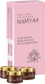 ناميا عطر الجسم الطبيعي من سوليد لمنطقة تحت الابطين والفخذ والركبة ومنطقة البيكيني والمناطق الحساسة، 15 غرام (عبوة من 3 قطع) لجميع انواع البشرة