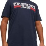 تيشيرت اساسي بقبة O للرجال من جاك اند جونز