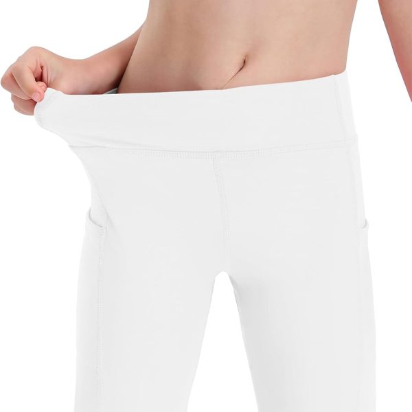 شورت رياضي من السباندكس لكرة الطائرة للاطفال لراكبي الدراجات والرقص والجمباز مع جيوب