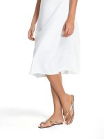 ⁦شبشب فليب فلوب بمقدمة مربعة للنساء من سنوفن - صندل صيفي مريح للشاطئ والمناسبات الرسمية غير قابل للانزلاق (لون ذهبي وفضي)⁩ - الصورة ⁦6⁩