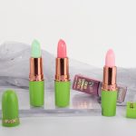 ⁦بينغ براش احمر شفاه متغير لون الخوخ، مرطب يدوم طويلا للعناية بالشفاه وملمع شفاه سحري (3 قطع - 01#افوكادو + 02#ستروبيري + 09#خوخ، 3 قطع (عبوة من قطعة واحدة)⁩ - الصورة ⁦7⁩