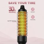 ⁦فرشاة حرارية من دوشر، فرشاة تمويج حرارية 32 ملم للحصول على شعر مستقيم مثالي وتجعيد كثيف⁩ - الصورة ⁦5⁩