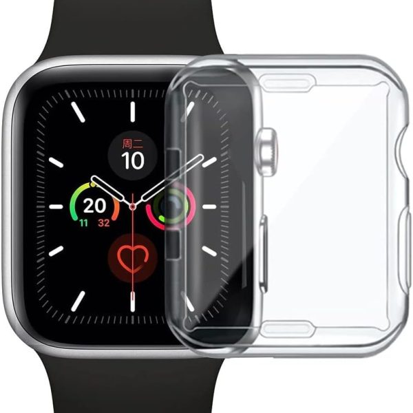 أفضل عروض التسوق عبر الإنترنت في الإمارات | Noon-ae.net نون نت 108 سولدوت جراب حماية كامل شفاف من البولي يوريثين المقاوم للحرارة متوافق مع ساعة ابل اي ووتش سلسلة 3 4 5 6 7 SE 8 (شفاف، 40 ملم سلسلة 4 5 6 SE)