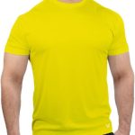 تي شيرت للرجال من هارلي فيتنس دراي فيت اكتيف بيرفورمانس رياضي برقبة دائرية سادة