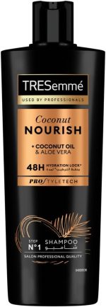 شامبو بوتانيكس ناتشورال نوريش اند ريبلينش من تريسيمي بحليب جوز الهند وخلاصة صبار الالوفيرا للشعر الجاف، 400 مل