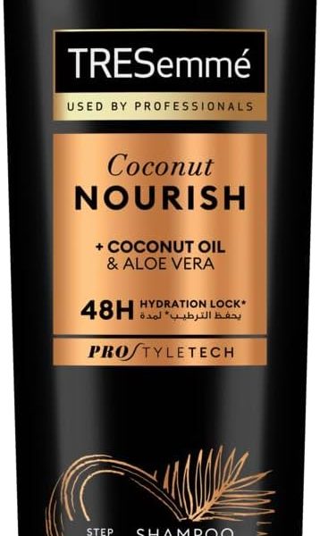 شامبو بوتانيكس ناتشورال نوريش اند ريبلينش من تريسيمي بحليب جوز الهند وخلاصة صبار الالوفيرا للشعر الجاف، 400 مل