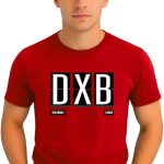 تيشيرت تذكاري مطبوع عليه دبي ديزاين للرجال