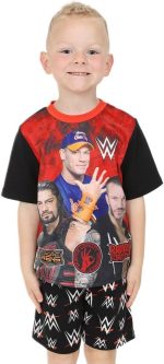 ⁦Boys WWE World Wrestling Entertainment John Cena Short Pyjamas⁩ - الصورة ⁦2⁩