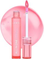 لامل زيت شفاه الكل في واحد - ملمع شفاه خفيف الوزن وملون وممتلئ ومرطب - مرطب شفاه للاستخدام النهاري والليلي، احمر شفاه يدوم طويلا، زيت لامع للشفاه، ملمع شفاه غير لاصق، لون خوخي №401